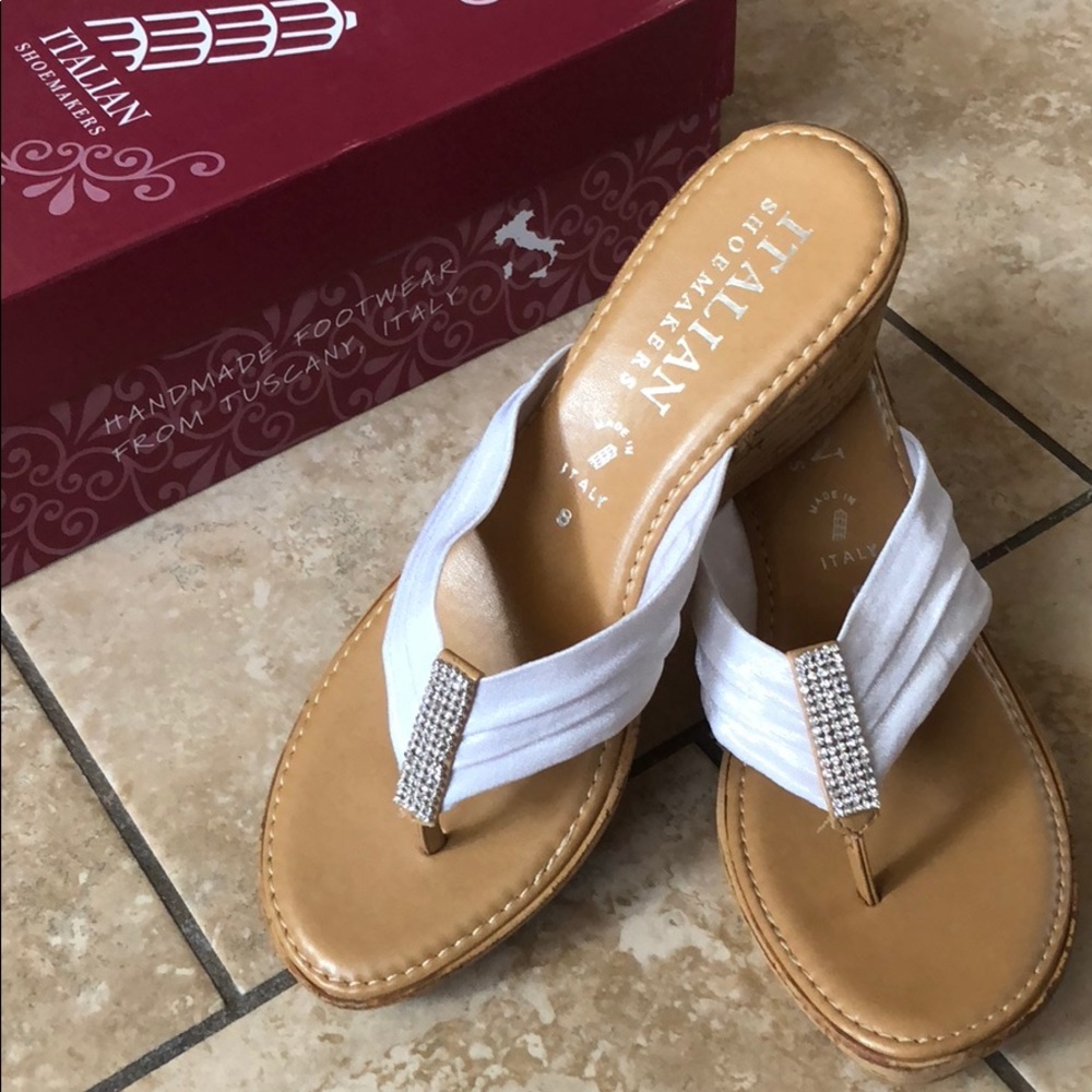 New White Sandals